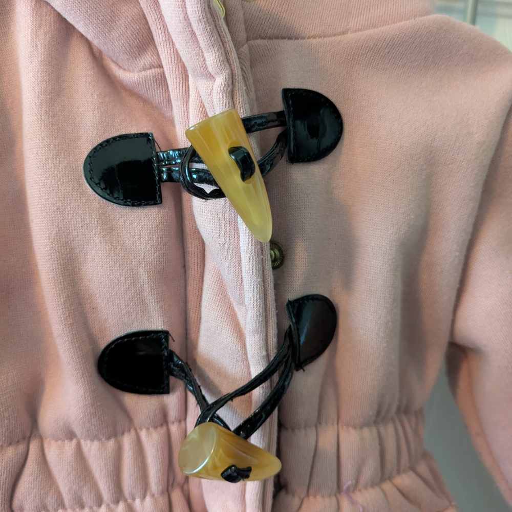 Pink Platinum Pink Puffer Jacket with Hood - Picture 3 of 8